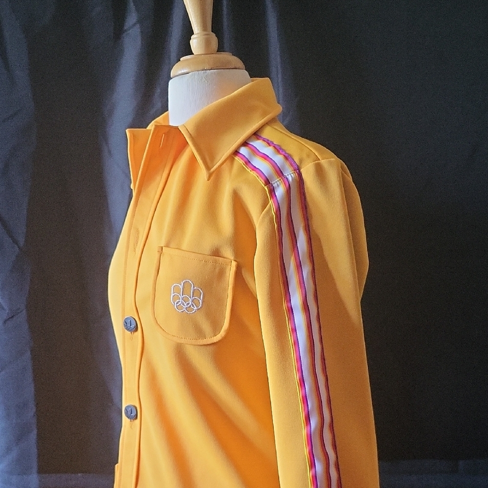Vintage 1976 Montreal Olympics Adidas Volunteer Usher Uniform Track Suit - Rare!